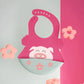 Silicone Baby Bib Waterproof Drool Bib Soft Cartoon Bib for Newborn Feeding Adjustable Burp Cloth for Babies Baby Bib Waterproof