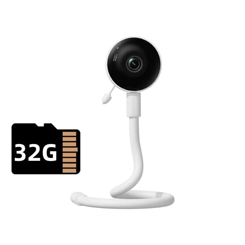 1080P HD Baby Monitor Tuya APP Remote Control 2 Million Pixel Camera Sound Temperature Detection Infrared Night Vision Babyphone