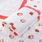 6-Layer Baby Gauze Bath Towel Newborn Baby Super Soft Pure Cotton Towel Cotton Swaddle Blanket for Children's Blanket 110*110cm