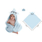 MICHLEY Lion Bamboo Baby Bath Towel Hooded Newborn Cute Cartoon Toddler Infant Bathrobe Shower Unisex For Kids Girls Boys 0-5T