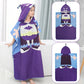 Kids Beach Poncho Towels,Absorbent Quick Dry,Children's Hooded Bathrobe for Boys Girls 3-12Years,Animal Cartoon Swim Bathing Cap
