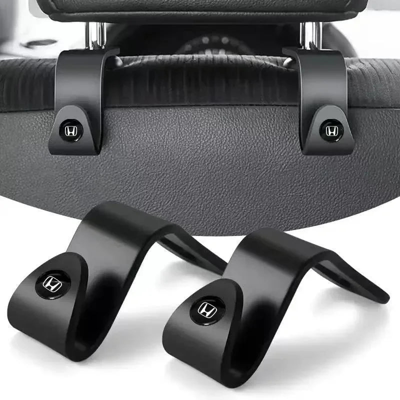 2Pcs Portable Car Seat Back Hooks Storage Accessories For Honda Civic Fit Jazz Accord Pilot CRV Odyssey Passport City Shuttle