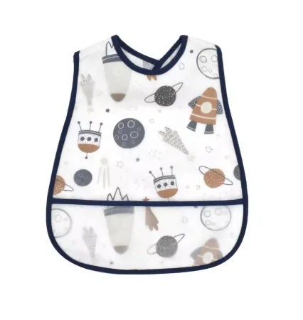 High Quality Adjustable Baby EVA Bibs Cartoon Cotton Child Waterproof Lunch Feeding Bibs For Kids Girls Boys Feed Accessories