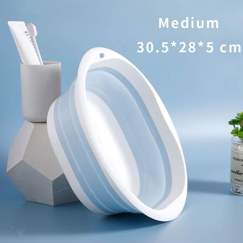 Portable Wash Basins Folding Laundry Tub Adult Baby Bath Basin Bathroom Kitchen Accessories Wash Basin
