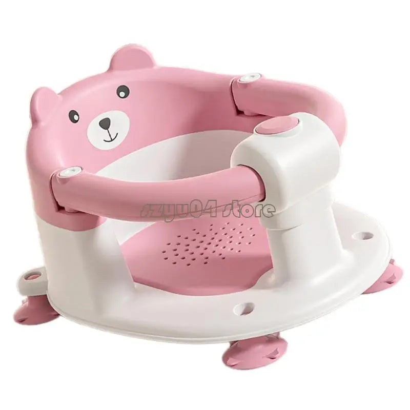 4X7D Bath Chair for Baby 360 Degree Surrounded Infants Bathtub Stool Nonslip Bottom Designing Shower Chair Bathing Essential