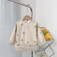 2025New Solid Color Painting Smock Baby's Soft Waterproof Long Sleeve Art Smock Feeding Bib Apron for Kids Accessories