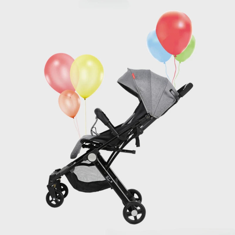 Lightweight Travel Pram four-wheel stroller Portable newborn baby foldable shock-absorbing umbrella stroller Baby Carriage