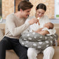 Momcozy Nursing Pillow for Breastfeeding, More Support for Mom and Baby, with Adjustable Waist Strap and Removable Cotton Cover