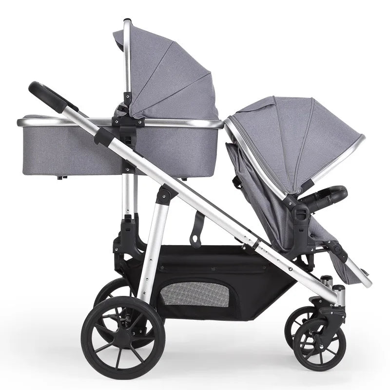 poussette double baby stroller,high quality luxury twin baby stroller,1 year warranty and quickly delivery