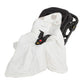 Newborn Baby Blanket With Windproof Hooded In Infant Car Seat Warm For Newborn Hospital Discharge Grey Elephant 0-6 Months