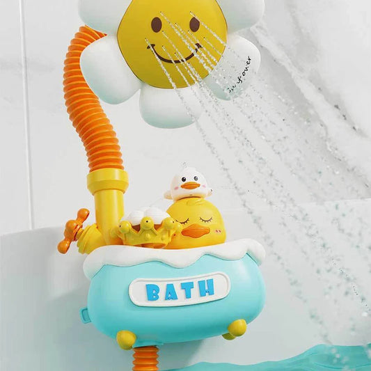 Baby Bath Toy Clouds Duck Model Bathing Cute Swimming Water Game Spraying Shower Bath Bathroom Water Playing Toy For Kids Gift