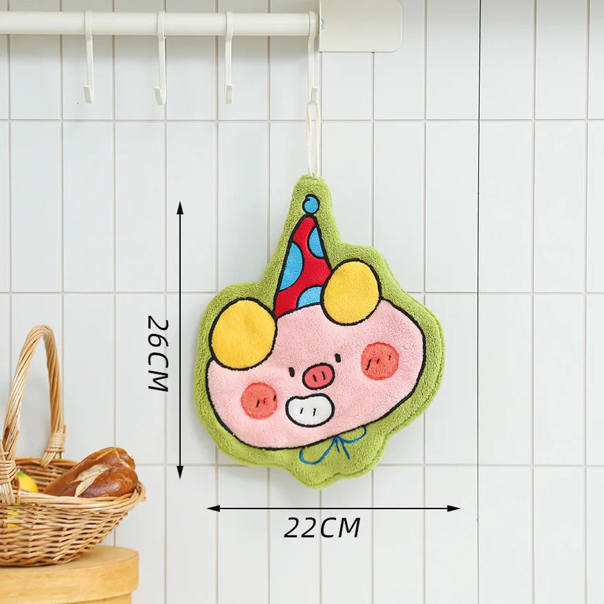 Hand Towels Wet Wipes Towel Bread Cheese Hanging Towel Bathing Towel Kitchen Handkerchief Absorbent Wipe Cloth toallas de mano