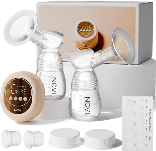 NCVI Double Electric Breast Mlik Pump, 4 Modes 9 Levels