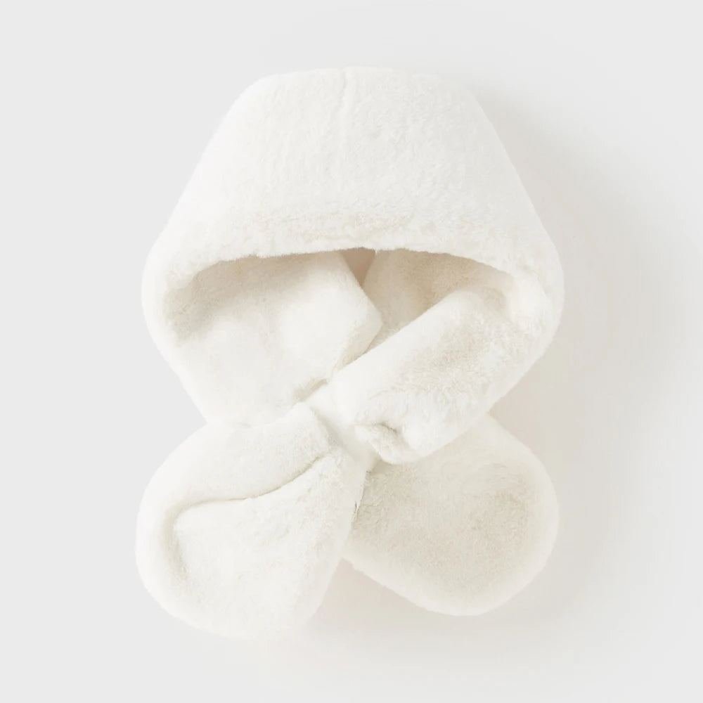 Dave Bella Girls Scarf Winter Baby Plush Thicken Scarves Rabbit Neck Collar Warmer Stuff Children Elegant Neckerchief DB4254345
