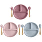 Children’s Silicone Tableware – BPA-Free Plate & Cutlery Set