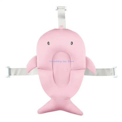 F1CB Infant Bath Mat Newborns Bathing Cushion Ergonomically Designing Shower Cushion