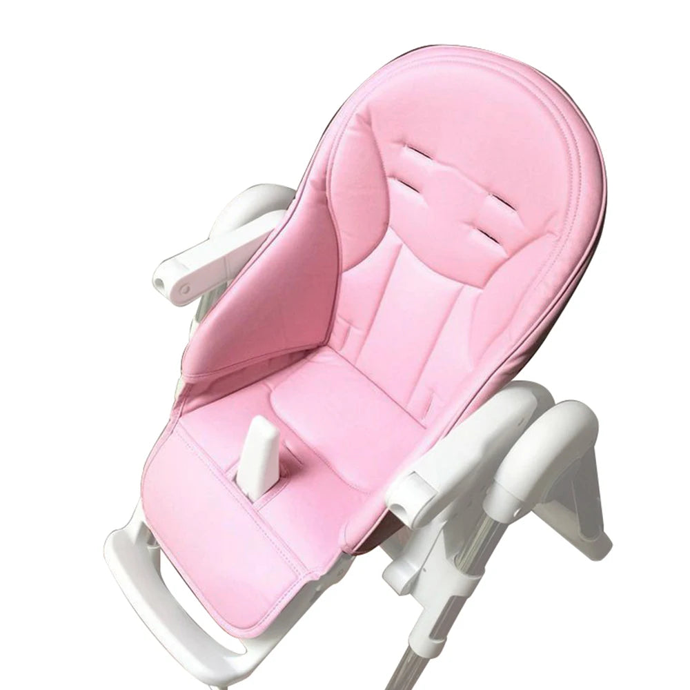 Baby Seat Cushion For Peg Perego Siesta Prima Pappa Zero3 High Chair Children Growth Chair PU Leather Cover Dinner Chair Cover