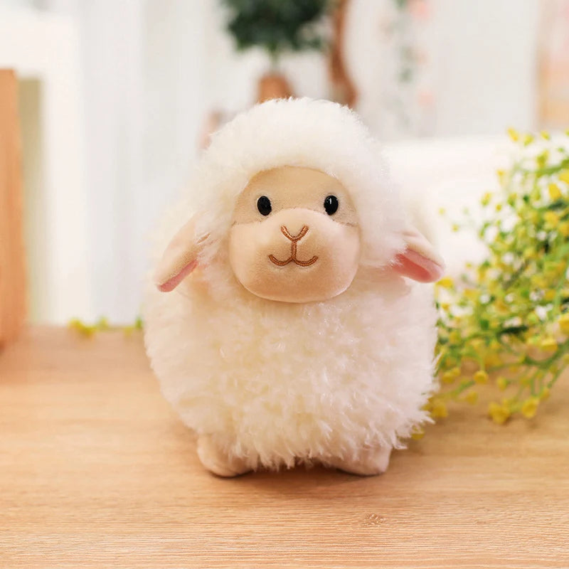 Cotton Candy Sheep Plush – Soft Alpaca Toy for Kids