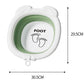 Children's silicone folding wash basin, baby specific portable wash basin, thickened and hanging foot basin
