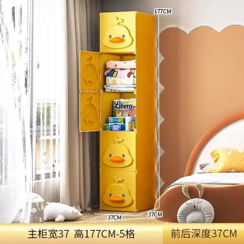 Clothes Baby Closet Cabinet Baby Dress Closet Girl Wardrobe Bedroom Storage Children Dresser Organizer Roperos Closet Furniture