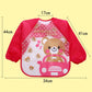 Waterproof EVA Full Sleeve Baby Bibs Children Apron Long Sleeve Feeding Smock Kids Eating Breastplate Infant Scarf Clothing
