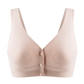 Vest Nursing Bra Pure Cotton Wireless Maternity Underwear Seamless Plus Size Front Buckle Breast Feeding Bra Open Cup Bra