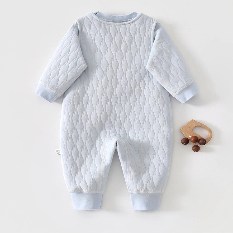 Cute Cartoon Embroidered Baby Jumpsuit