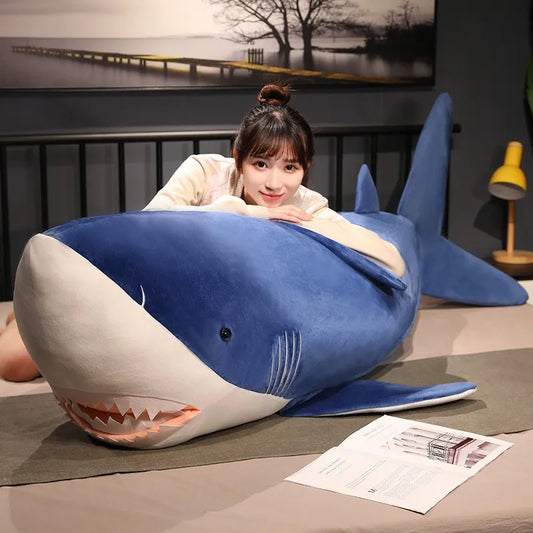 Soft Giant Shark Plush – Birthday Gift