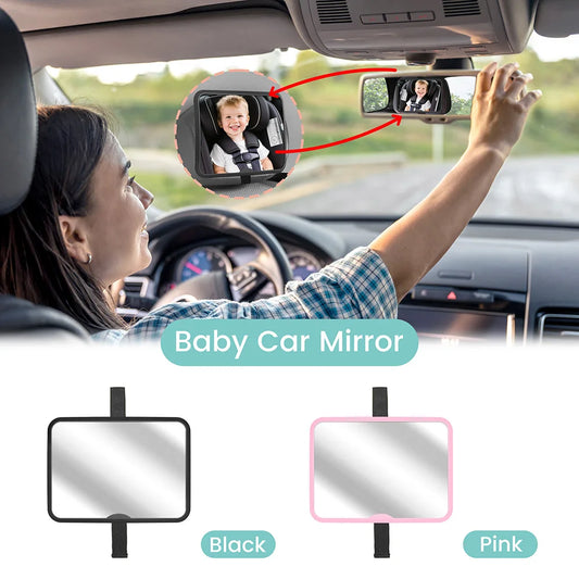 1PC New Style Wide-Angle Baby Car Mirror Rear Seat Safety Square Monitor for Baby or Child Seats