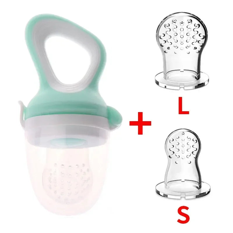 Sucette d'alimentation pour bébé avec tétine à fruits – Sucette de dentition en silicone sans BPA
