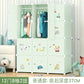 Kids Plastic Closet Storage Clothes Organizer Shelf Modern Minimalist Bedroom Baby Wardrobe Cheap Small Muebles Home Furniture
