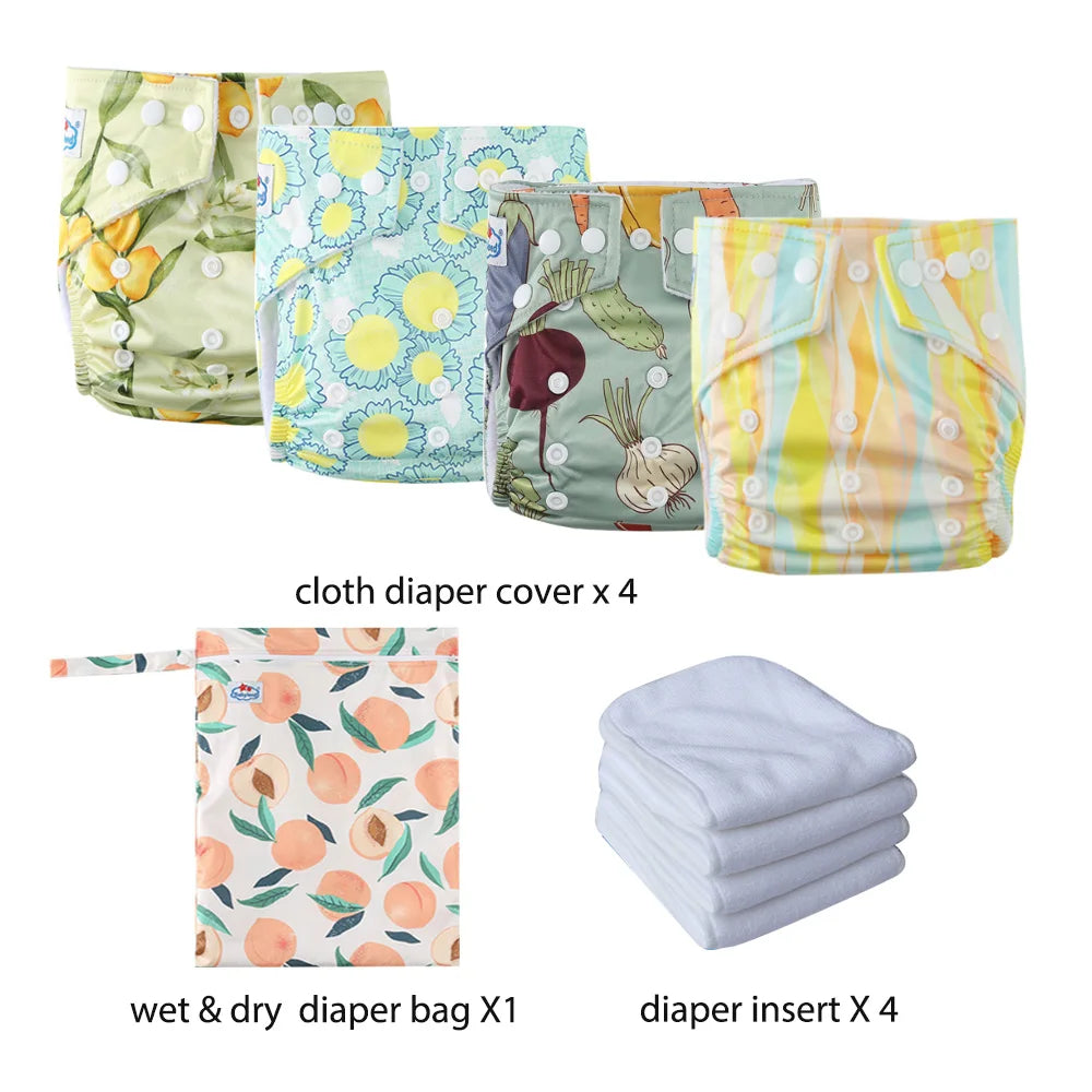 Babyland Waterproof Cloth Diaper Kit