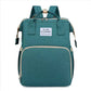 Folding Crib Diaper Backpack – Lightweight & Large Capacity Mommy Bag