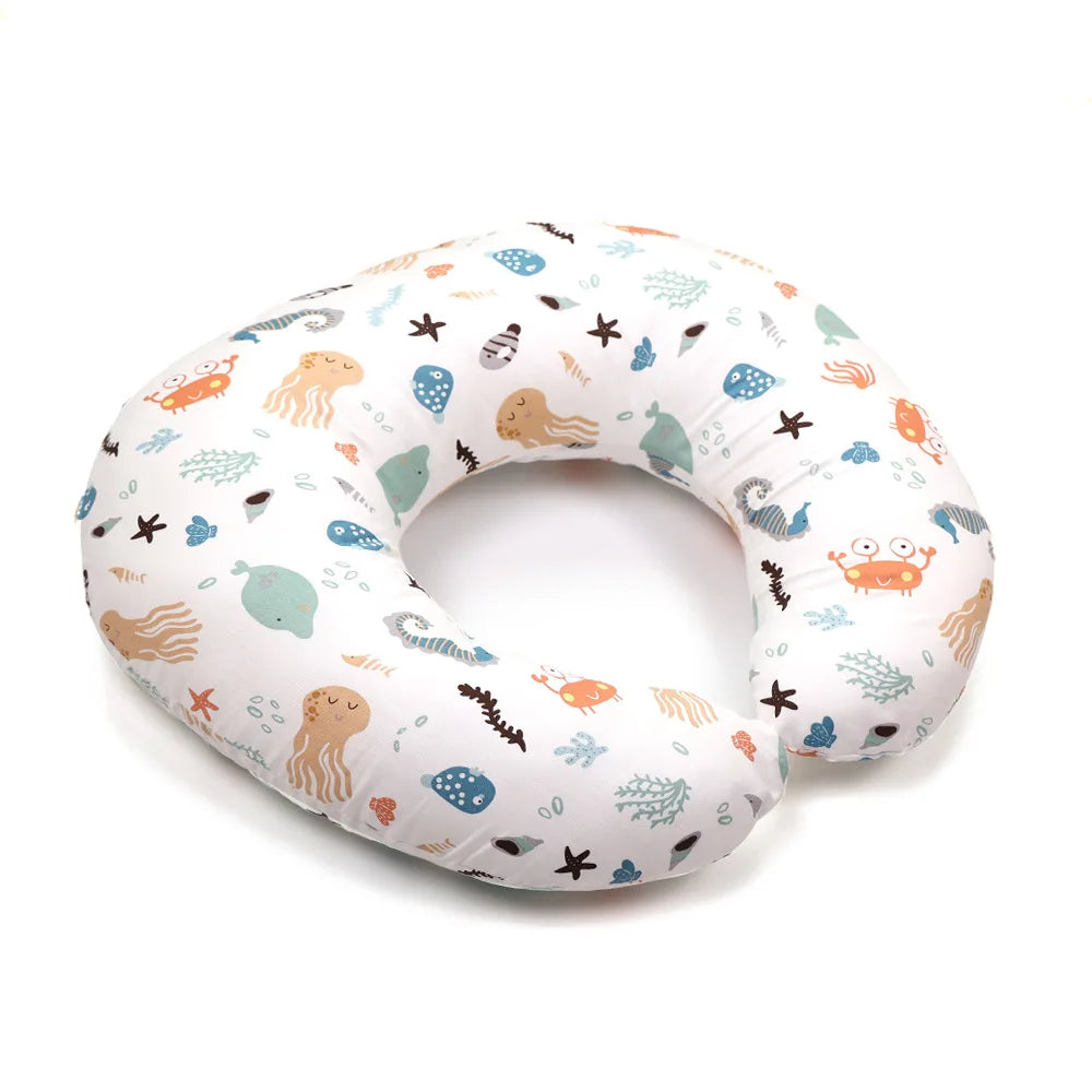 Baby Breastfeeding Pillow Baby Nursing Cushion Ushaped Maternity Feeding Pillow Infant Neck Support Pregnancy Pillows Hands-Free