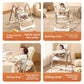 Foldable Baby High Chair Multifunctional Portable Feeding Seat for Toddlers Suitable for Home Use and Learning to Sit kids chair