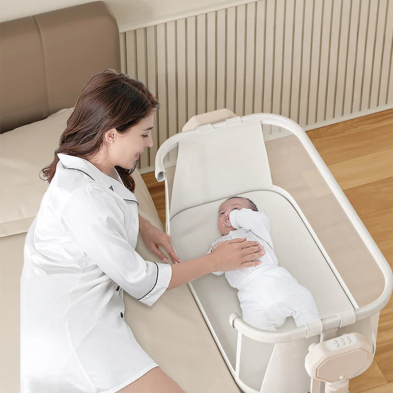 Baby Bedside Crib Bassinet New Design Height Adjustable