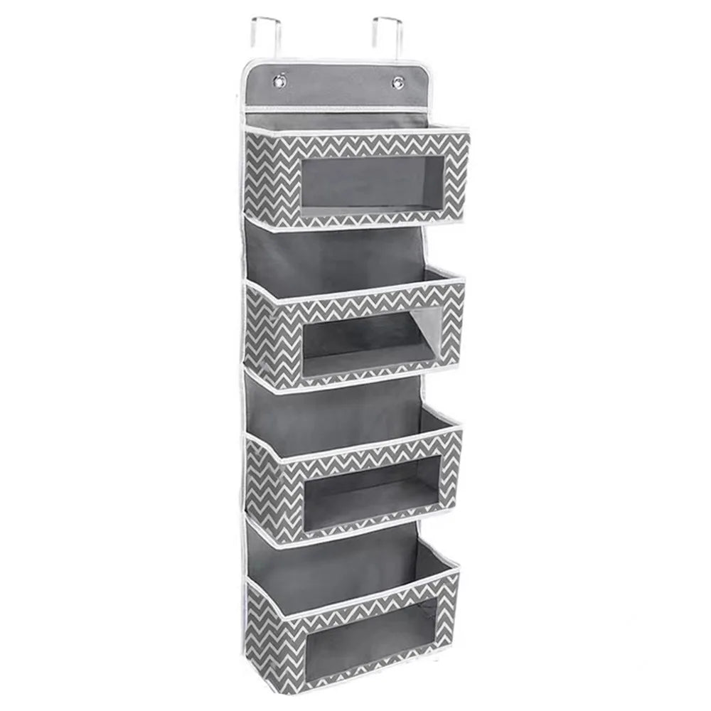 Wall-Mounted Underwear Storage Box Baby Bed Doll Toy Hanging Bag Children's Plaything Organizer Door Ba Storage Pouch