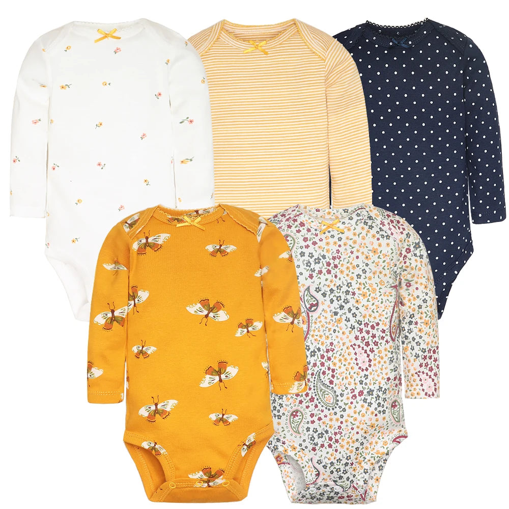 2023 Spring Autumn Baby Romper – 100% Cotton Cartoon Jumpsuit for Newborns