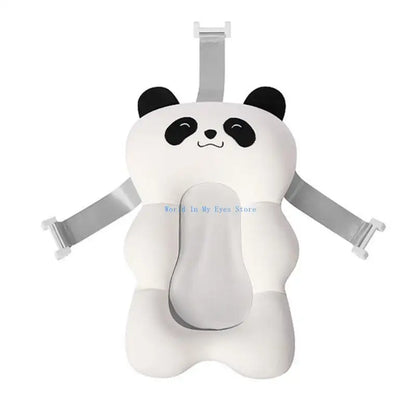124D Nonslip Baby Bath Cushion Shower Bed Floating Mat with Breathable Mesh Fabric for Secure and Convenient Bath Time