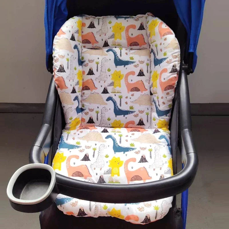 Baby Kids Highchair Cushion Pad Mat Booster Seats Cushion Pad Mat Feeding Chair Cushi on Pad Stroller Cushion Mat Cotton Fabric