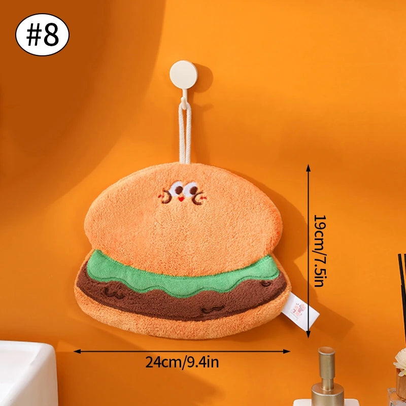 Hand Towels Wet Wipes Towel Bread Cheese Hanging Towel Bathing Towel Kitchen Handkerchief Absorbent Wipe Cloth toallas de mano