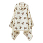 Soft Cotton Baby Hooded Towel Bath Towel for Boys Girls rabbit ear Bathrobe Sleepwear Kid's Clothing Floral Print Color ponchos