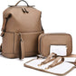 Infant & Baby PU Leather Diaper Bag – Nursing & Travel Friendly