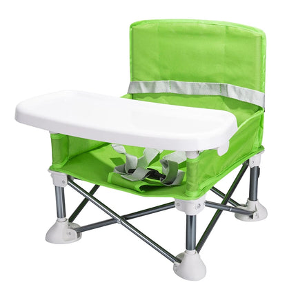 Muiltifunctional Children's Baby Heighten Table Foldable Dining Camping Chair Booster Seat Portable Infant Accessories