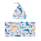 Organic Muslin Swaddle&Hat Set-Boho Rainbow Newborn Photography Props for Unisex Baby Boys&Girls,Birth Announcement Photo bebe