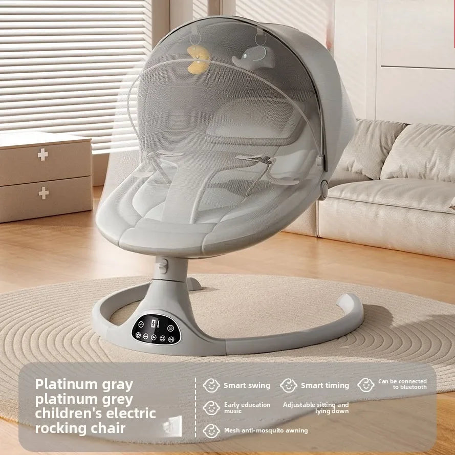 Electric Baby Rocker Soothing Swing Chair Newborns Cradle Seat Music Motion Infant Sleep Baby rocker Bassinet Baby Sleep Basket