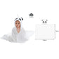 MICHLEY Lion Bamboo Baby Bath Towel Hooded Newborn Cute Cartoon Toddler Infant Bathrobe Shower Unisex For Kids Girls Boys 0-5T