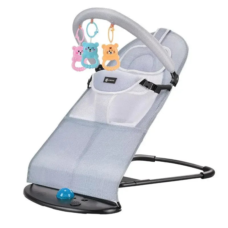 Baby Rocker Swing Chair Soothing Calming Tool Infant Feeding Change Recliner Foldable Adjustable Portable Comfortable Easy Care