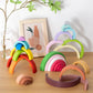 Colorful Montessori Wooden Stacking Toy