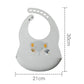 Baby Waterproof Bibs Toddler Silicone Bibs Cute Bowknot Aprons Kids Bib Girl Boy Adjustable Soft Silicone Bib Baby Feeding